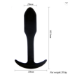 THE BUTT BULLET BLACK SILICONE BUTT PLUG THE BUTT BULLET BLACK SILICONE BUTT PLUG